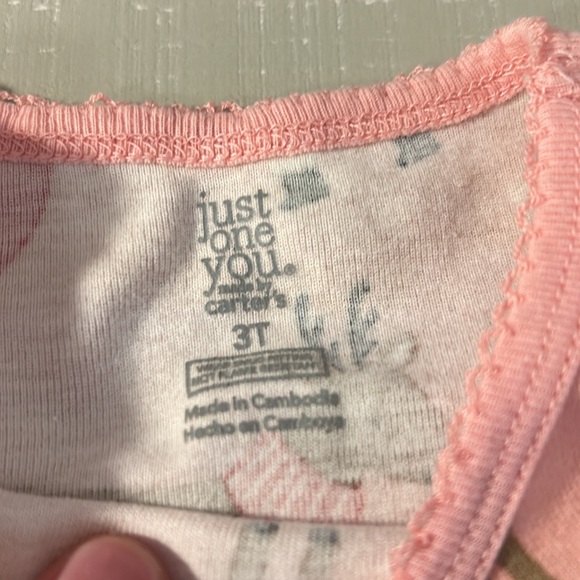 *YEAR END CLEARANCE SALE* GUC Just For You Carter’s Santa PJ Bundle Size 3T - Picture 4 of 6